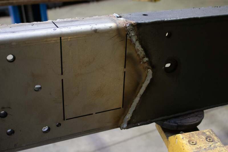 Rustbuster Center Frame Section Right Side