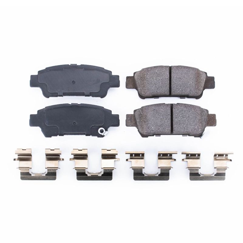 PowerStop Power Stop 04-10 Toyota Sienna Rear Z17 Evolution Ceramic Brake Pads w/Hardware