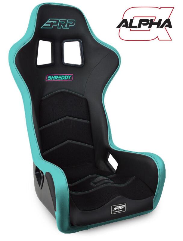 PRP Seats PRP Shreddy Alpha Composite Seat- Black/Teal
