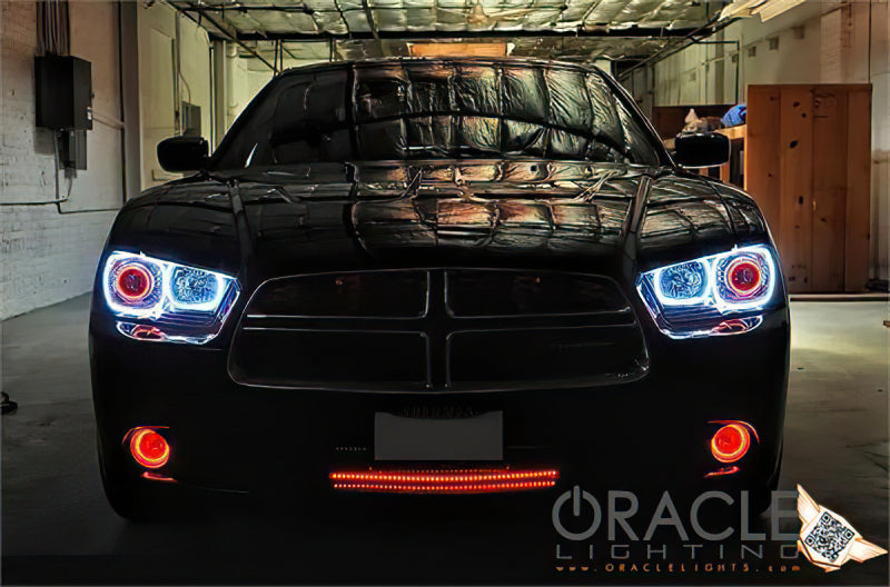 ORACLE Lighting Oracle 11-12 Dodge Charger LED Fog Light Halo Kit - Blue