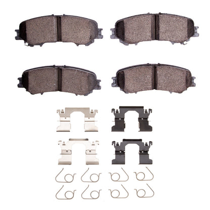 R1 Concepts R1 2017-2024 Nissan Titan Rear R1 Optimum OE Pads & Hardware Kit