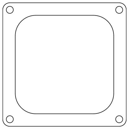 Cometic Gasket Cometic Holley 4500 Dominator .060in Fiber Carburetor Gasket - 4.775in x 4.775in - Open Plenum