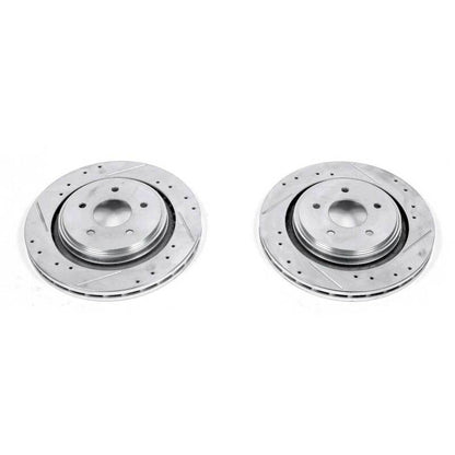 PowerStop Power Stop 06-09 Cadillac XLR Rear Evolution Drilled & Slotted Rotors - Pair