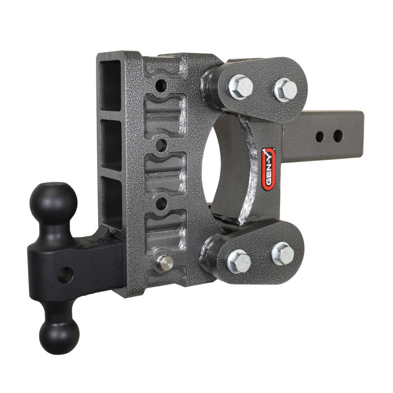 GEN-Y Hitch Gen-Y The Boss Torsion-Flex 3in Shank 6in Drop 2.4K TW 21K Hitch w/GH-061 Dual-Ball