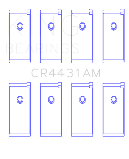 King Engine Bearings Nissan (Size 0.75) Rod Bearing Set