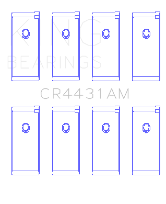 King Engine Bearings Nissan (Size 1.0) Rod Bearing Set