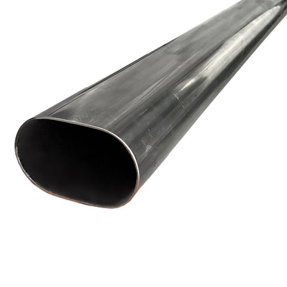 Granatelli Motor Sports Granatelli 5ft Long 3.0in Oval Stainless Steel Tubing