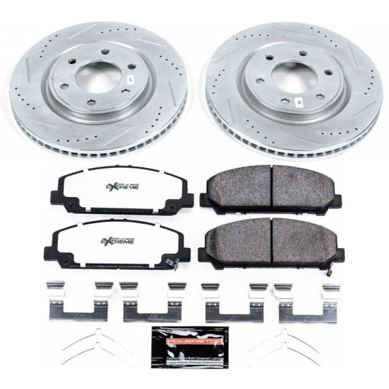 PowerStop Power Stop 11-13 Infiniti QX56 Front Z36 Truck & Tow Brake Kit