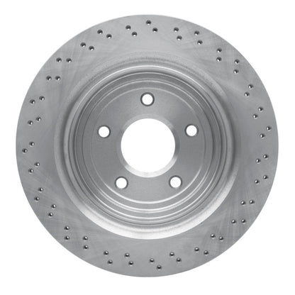 DFC 06-13 Cadillac XLR Rear Drilled Brake Rotor