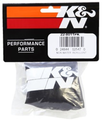 K&N Engineering K&N PreCharger Air Filter Wrap Black Universal 4in. Height 4in. Inside Diameter