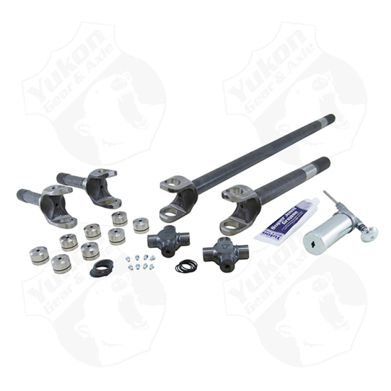 Yukon Gear & Axle Yukon Gear 4340 Chrome-Moly Replacement Axle Kit For Jeep TJ Rubicon Wrangler 44 / w/ Super Joints