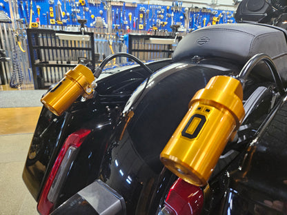 Ohlins Motorcycle USA Ohlins 14-25 Harley FL Touring STX 36 Twin Blackline 12in Stiffer Spring Shocks