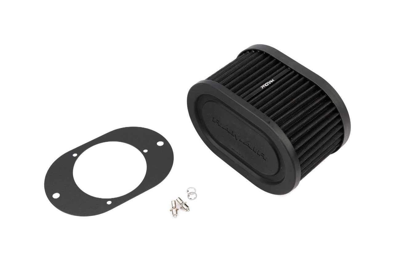 Ramair Pleated Carburettor Intake Air Filter Baseplate to fit Weber 23/32 TLD - 100mm | ML Performance Car Parts