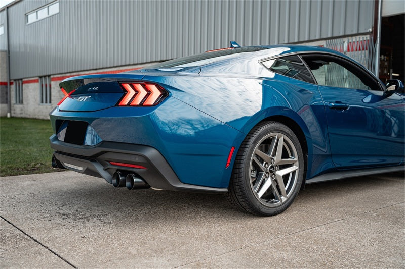 CORSA Performance Corsa 2024-2025 Ford Mustang V8 5.0L 3in Cat-Back Exhaust System w/ Twin 4in Black Straight Tips
