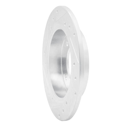 R1 Concepts R1 97-06 Hyundai Elantra Rear Right Drilled & Slotted Silver Brake Rotor