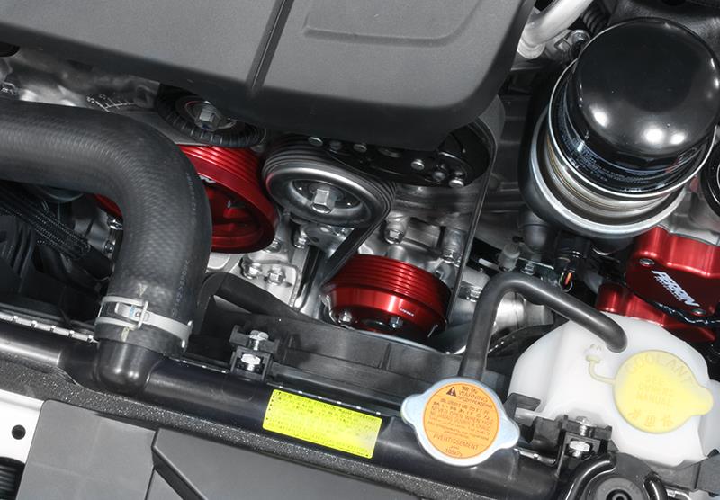 Perrin Performance PERRIN 15-21 Subaru WRX / 18-20 Crosstrek / 14-18 FXT Lightweight Water Pump Pulley - Red