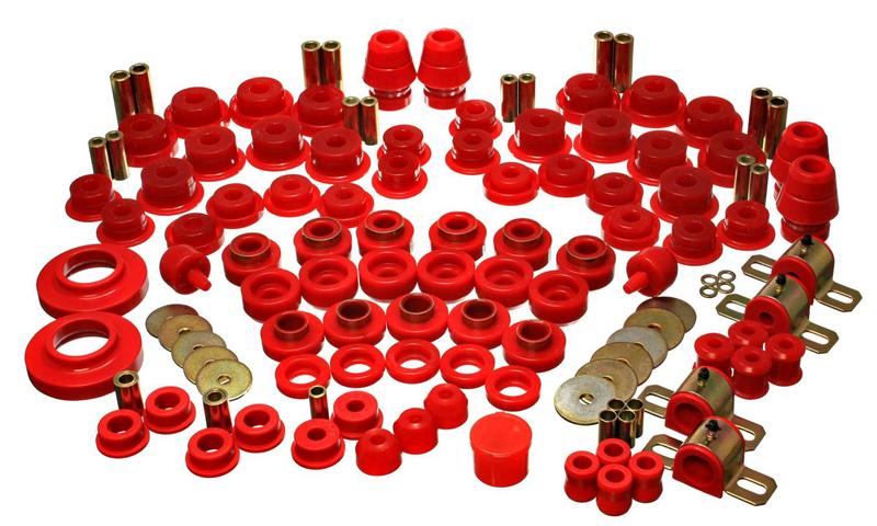 Energy Suspension 07-11 Jeep JK 2dr Red Hyper-Flex Master Bushing Set