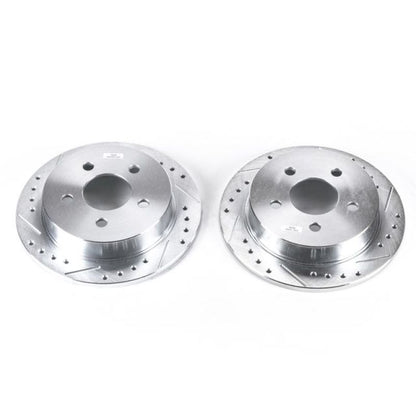 PowerStop Power Stop 04-05 Buick Century Rear Evolution Drilled & Slotted Rotors - Pair