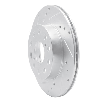 R1 Concepts R1 91-95 Toyota MR2 Rear Left Drilled & Slotted Silver Brake Rotor
