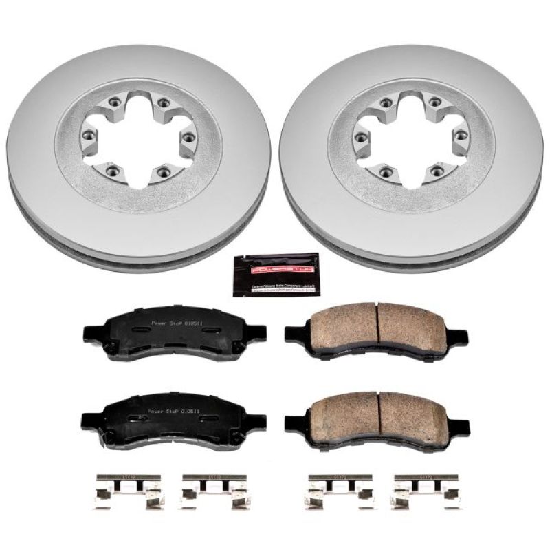 PowerStop Power Stop 09-12 Chevrolet Colorado Front Z17 Evolution Geomet Coated Brake Kit