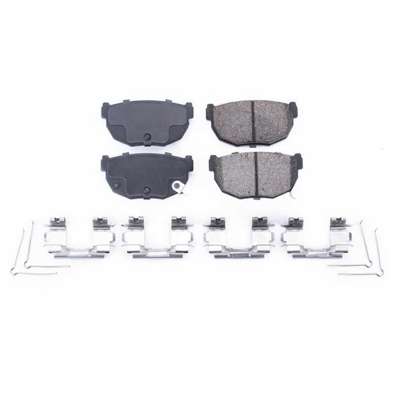 PowerStop Power Stop 86-88 Nissan 200SX Rear Z17 Evolution Ceramic Brake Pads w/Hardware