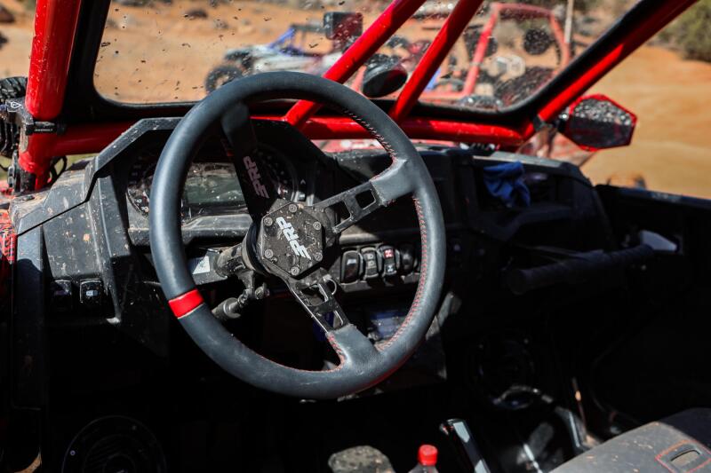 PRP Seats PRP Deep Dish Leather Steering Wheel - Red