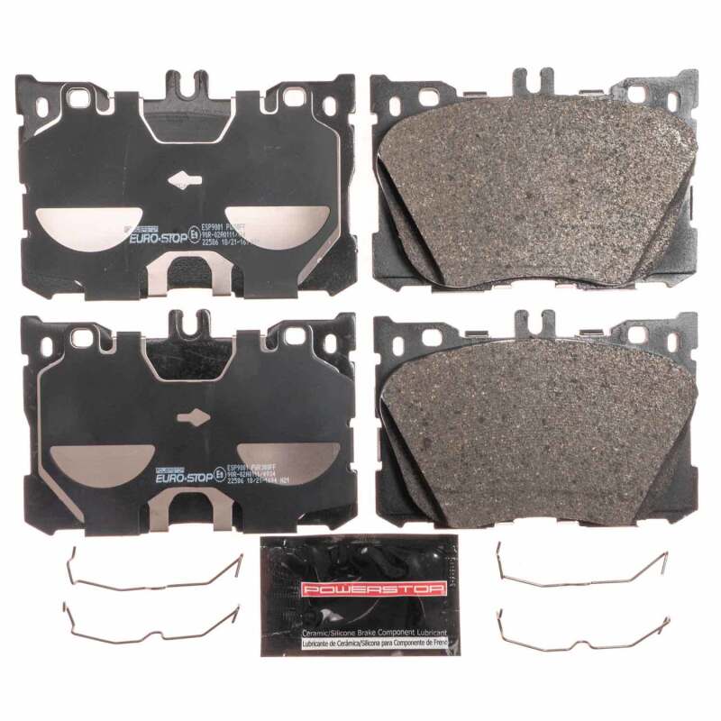 PowerStop Power Stop 17-18 Mercedes-Benz GLC43 AMG Euro-Stop ECE-R90 Front Brake Pads