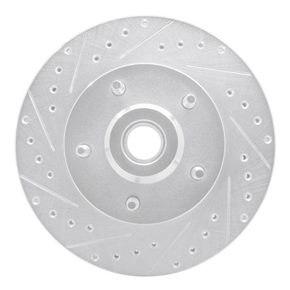 R1 Concepts R1 03-03 Dodge Ram 1500 Van Front Left Drilled & Slotted Silver Brake Rotor