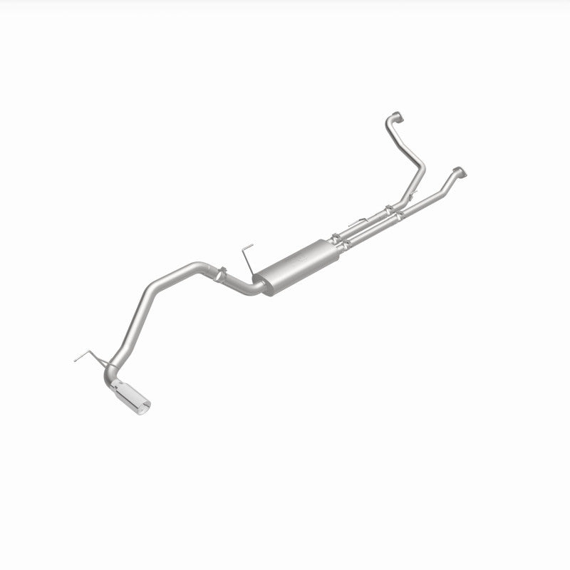MagnaFlow CatBack 07-15 Nissan Titan V8 LGAS/LFLEX Single MF Polished Stainless Exhaust