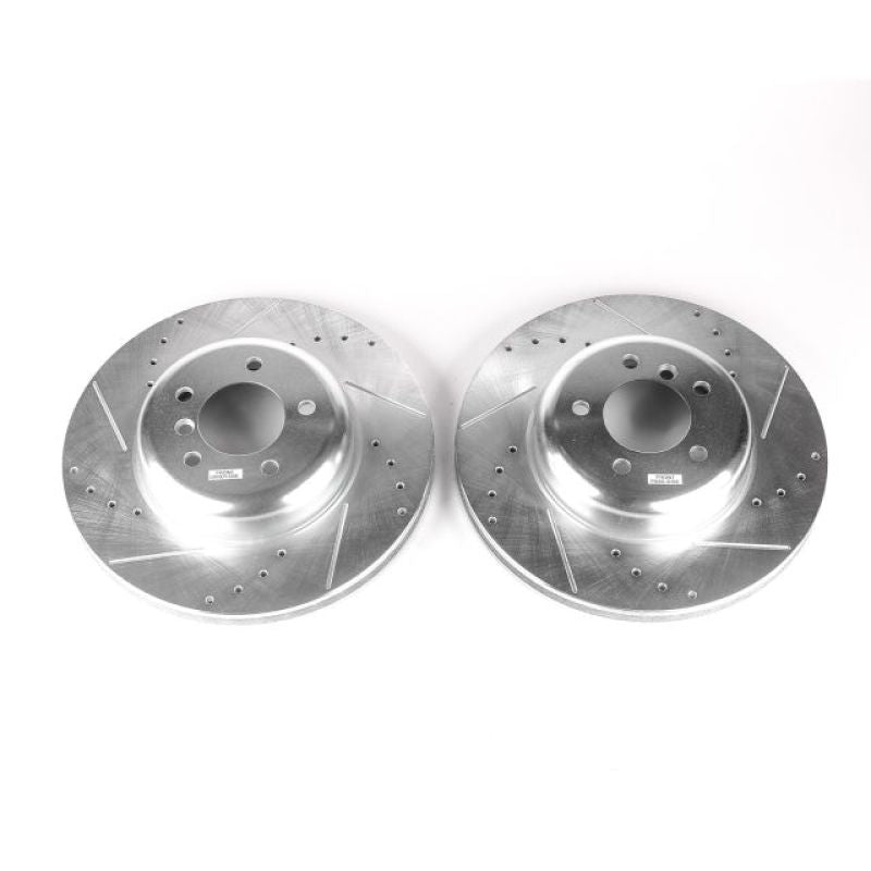 PowerStop Power Stop 08-10 BMW 535i Front Evolution Drilled & Slotted Rotors - Pair