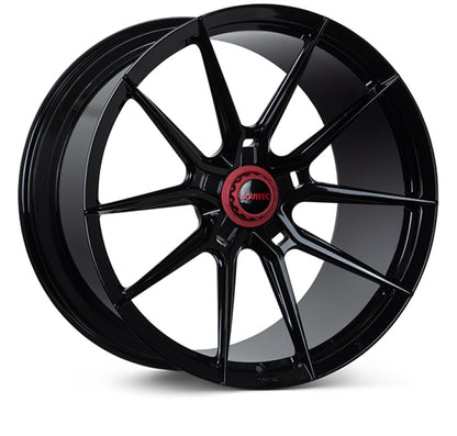 Vossen x Novitec NF10 22x12.5 - 5x114.3 BP - ET46 - Gloss Black Ferrari 812 Superfast/GTS Rear Wheel