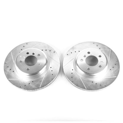 PowerStop Power Stop 10-17 BMW 535i GT Rear Evolution Drilled & Slotted Rotors - Pair