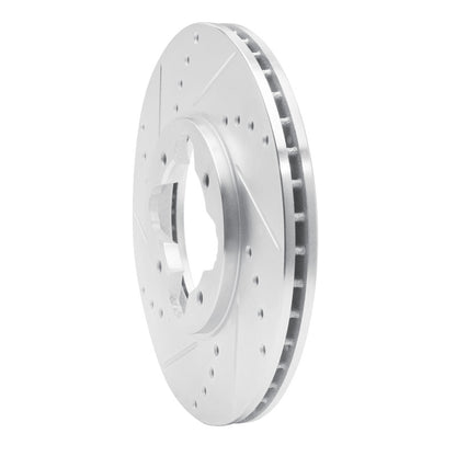 R1 Concepts R1 92-98 Acura Vigor Front Left Drilled & Slotted Silver Brake Rotor