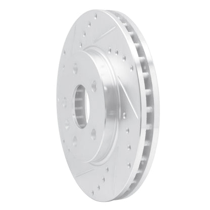 R1 Concepts R1 11-16 Buick LaCrosse Front Left Drilled & Slotted Silver Brake Rotor