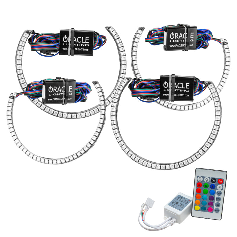 ORACLE Lighting Oracle Dodge Challenger 15-21 LED Waterproof Halo Kit - ColorSHIFT w/ Simple Controller
