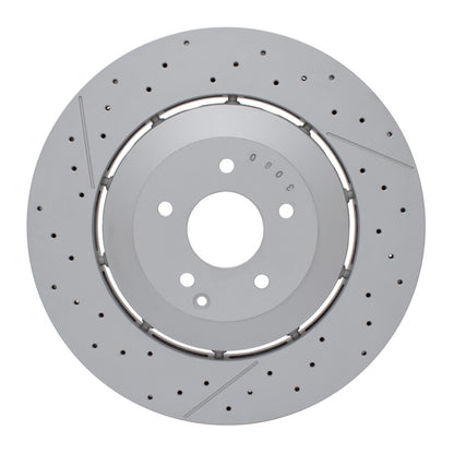 DFC 06-11 Mercedes-Benz SLK55 AMG Front Drilled and Slotted Hi-Carbon Alloy Geomet Coated Rotor
