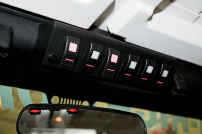 sPOD 09-18 Jeep Wrangler JK SourceLT w/Red LED Switch Panel