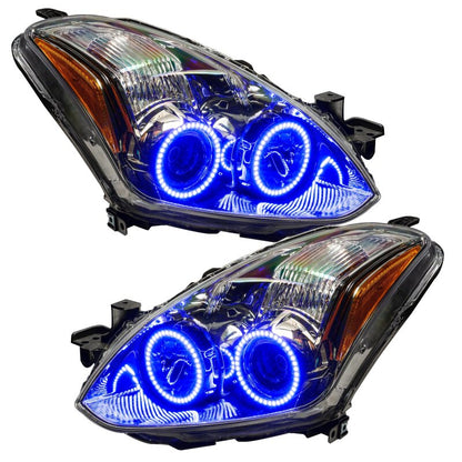 ORACLE Lighting Oracle 10-12 Nissan Altima Coupe LED Headlight Halo Kit - Blue