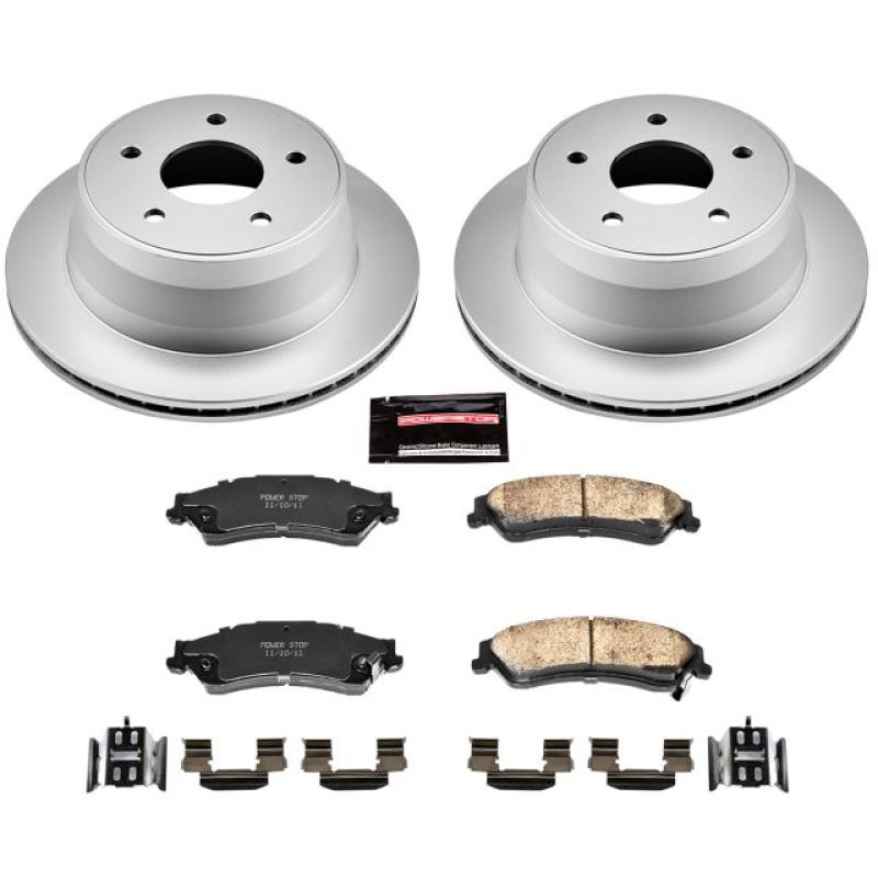 PowerStop Power Stop 97-05 Chevrolet Blazer Rear Z17 Evolution Geomet Coated Brake Kit