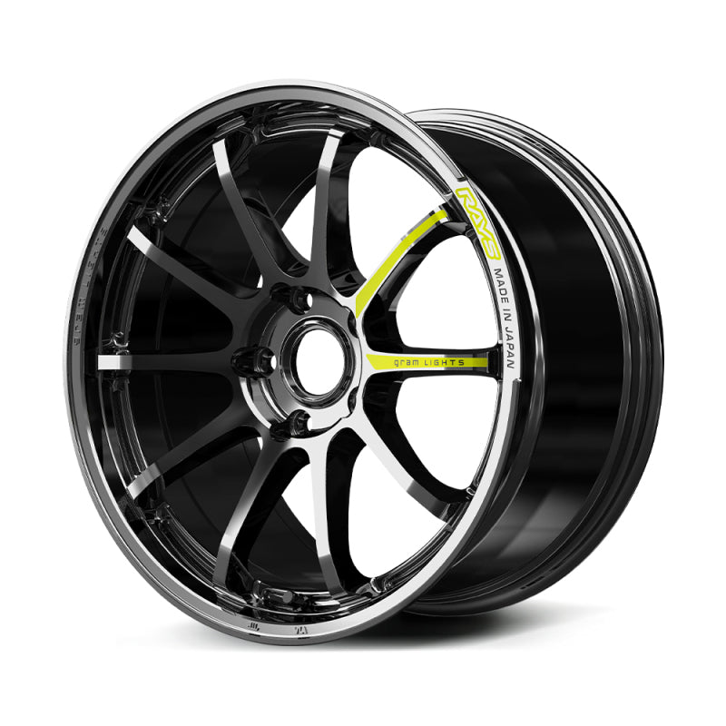 Gram Lights 57NR Limited Edition 19X8.0 +38 5x120 Rays Black Metal Coat (RB)