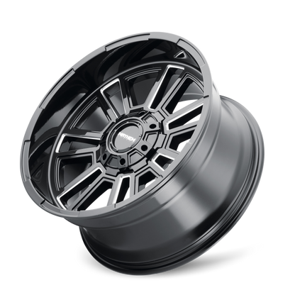 Mayhem 8115 Apollo 20x9 / 8x170 BP / 0mm Offset / 125.2mm Hub Black w/ Milled Spokes Wheel