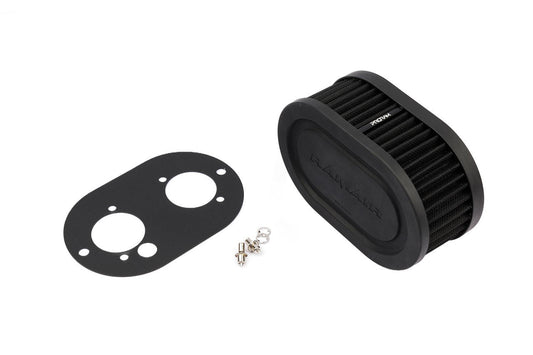 Ramair Pleated Carburettor Intake Air Filter Baseplate to fit Dellorto 40 DHLA - 65mm