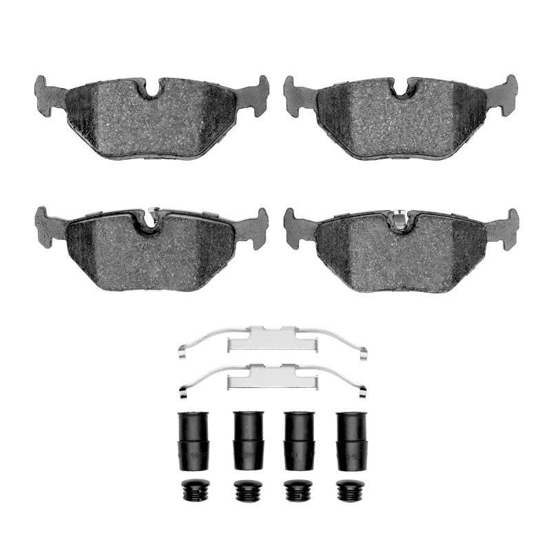 R1 Concepts R1 91-08 BMW 325IS Rear Semi Met Pads & Hardware Kit