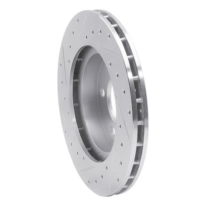 R1 Concepts R1 93-97 Chrysler CONCORDE Front Right Drilled & Slotted Silver Brake Rotor