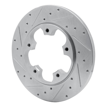 R1 Concepts R1 15-25 Ford Transit-250 Rear Left Drilled & Slotted Silver Brake Rotor