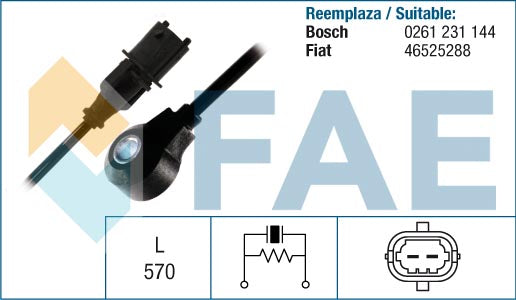 FAE AE60114 Knock Sensor