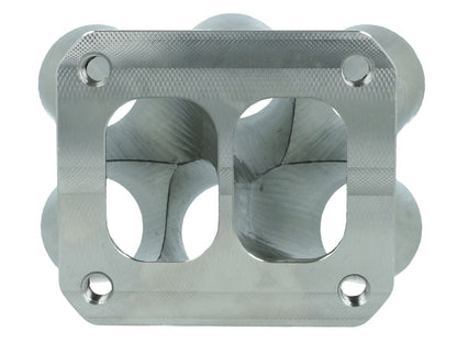 Turbozentrum 117620 6-Cyl. CNC stainless steel turbo manifold Collector T4 Twinscroll without external Wastegate port