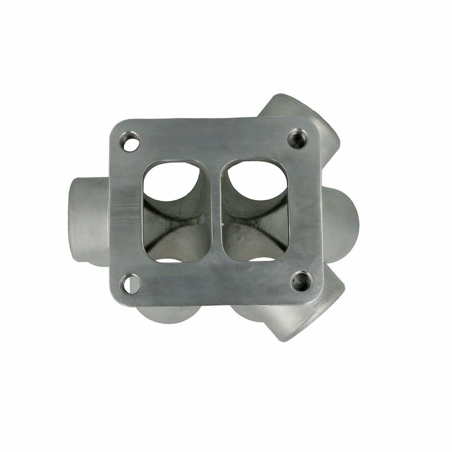 Turbozentrum 290628 6-Cylinder Stainless Steel Turbo Collector T4 Twinscroll (int. WG & ext. WG)