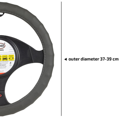 Heyner A603200 Soft Comfort Pro Grey Steering Wheel Cover