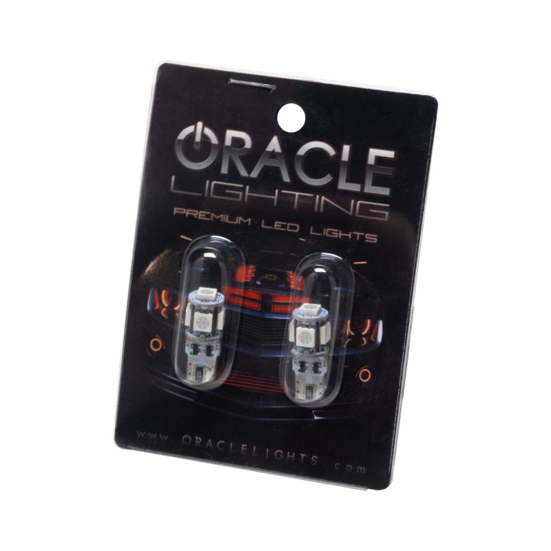 ORACLE Lighting Oracle T10 5 LED 3 Chip SMD Bulbs (Pair) - Pink